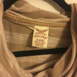 Faded glory stripes tan sweater